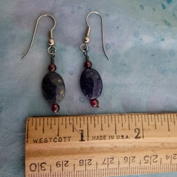 Vintage Boho Dangle Pierced Earrings - Picture 3 of 4